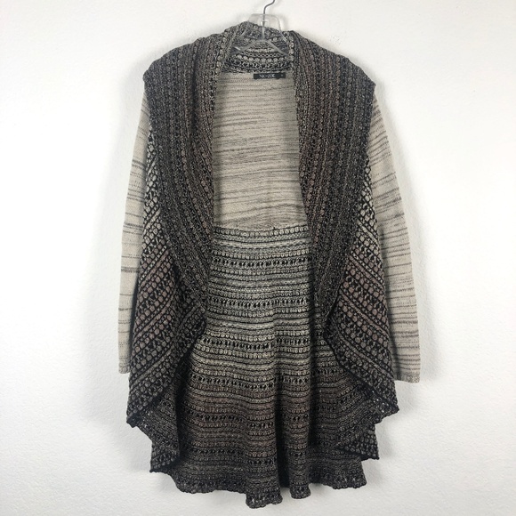 NIC+ZOE Sweaters - Nic + Zoe Open Cardigan Waterfall Sweater Medium